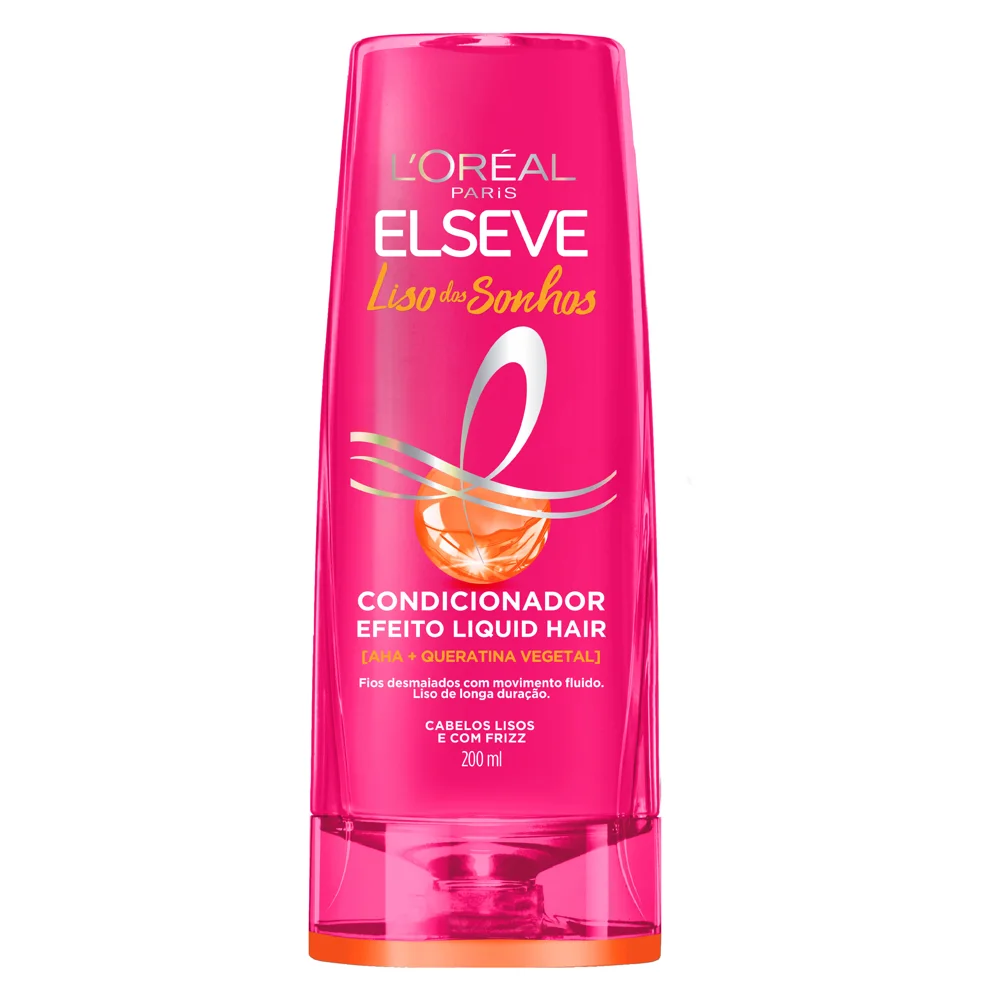 Condicionador Elseve Liso dos Sonhos Liquid Hair 200ml
