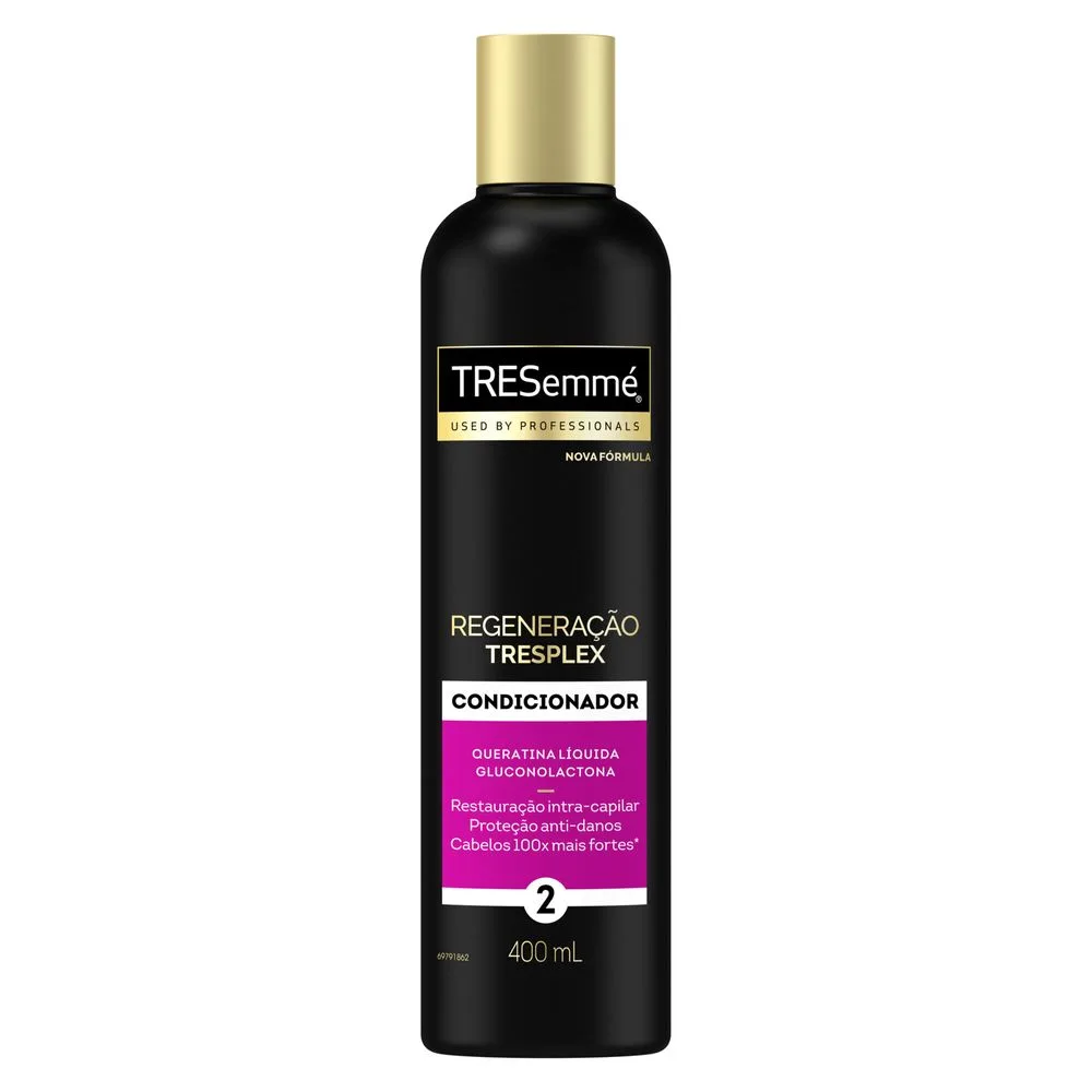 Condicionador TRESemmé TRESplex Regeneração Queratina e Gluconolactona 400ml