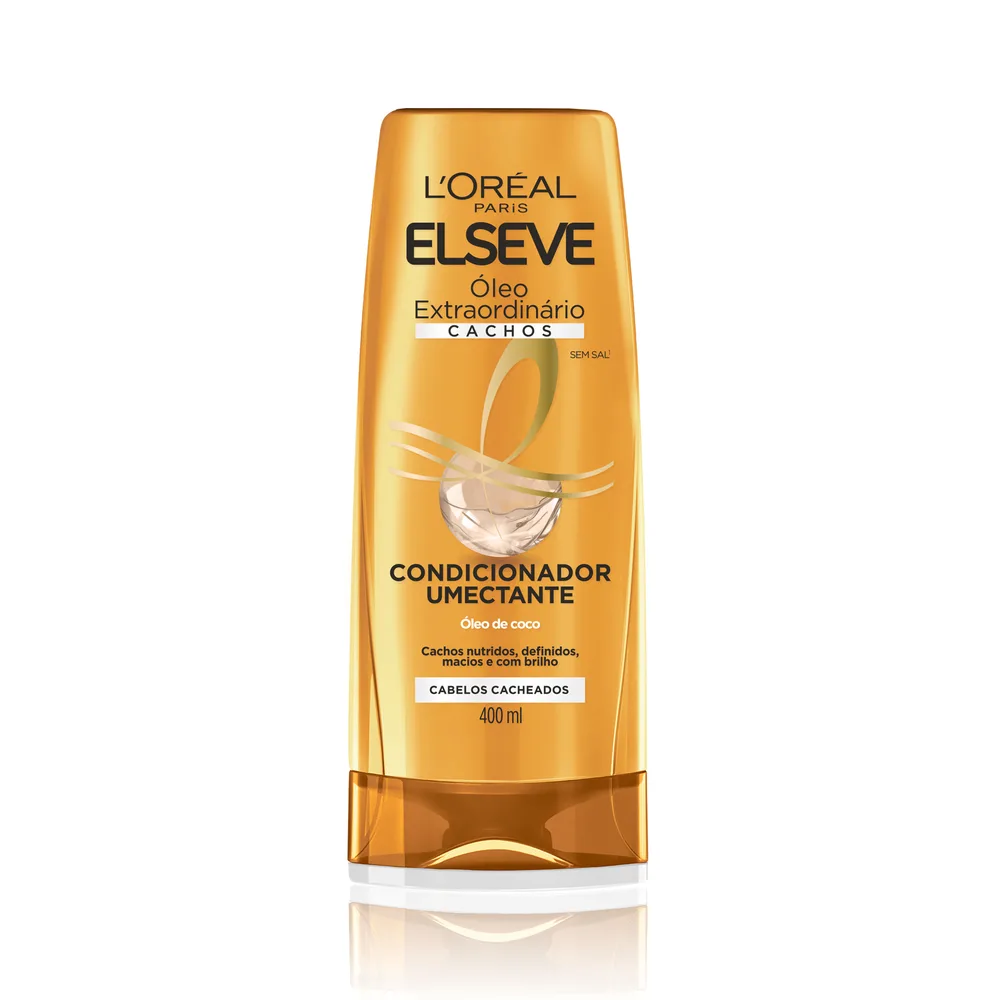 Condicionador Elseve Óleo Extraordinário Cachos Umectante 400ml