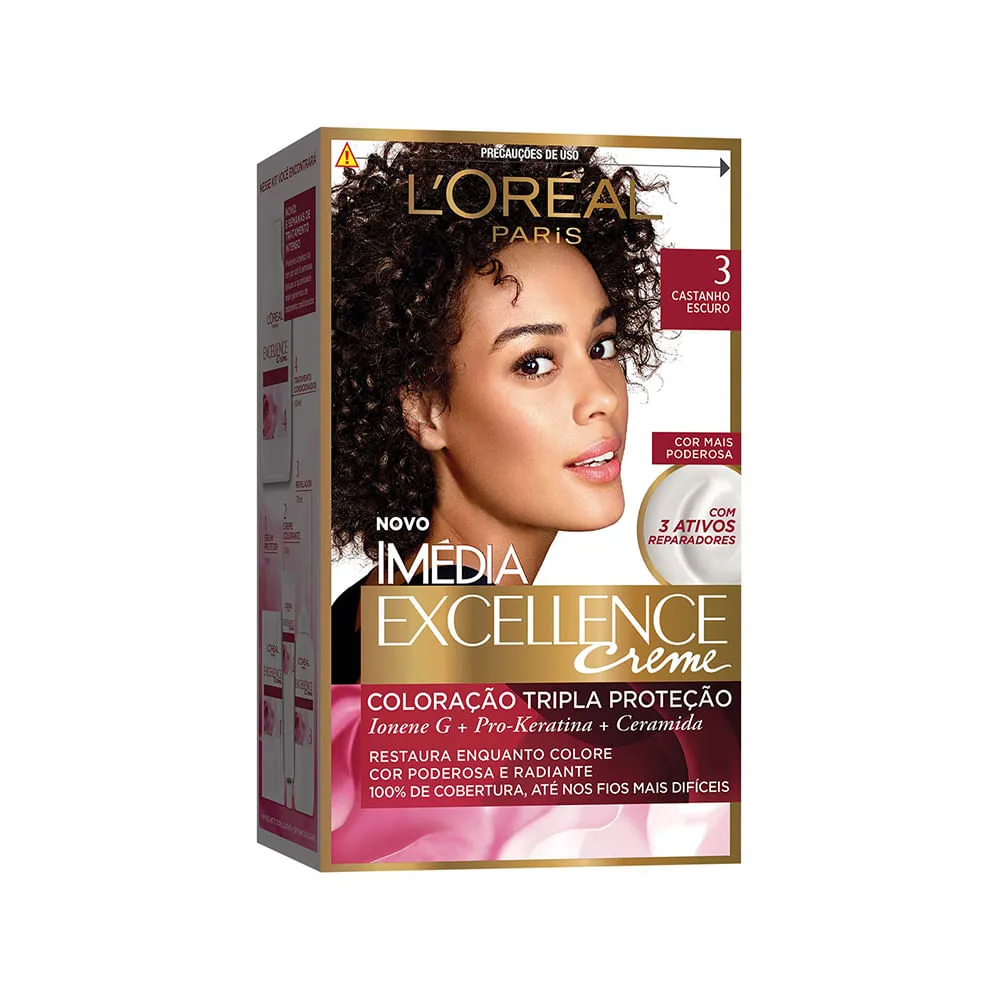 Tintura Imédia excellence Castanho escuro 3