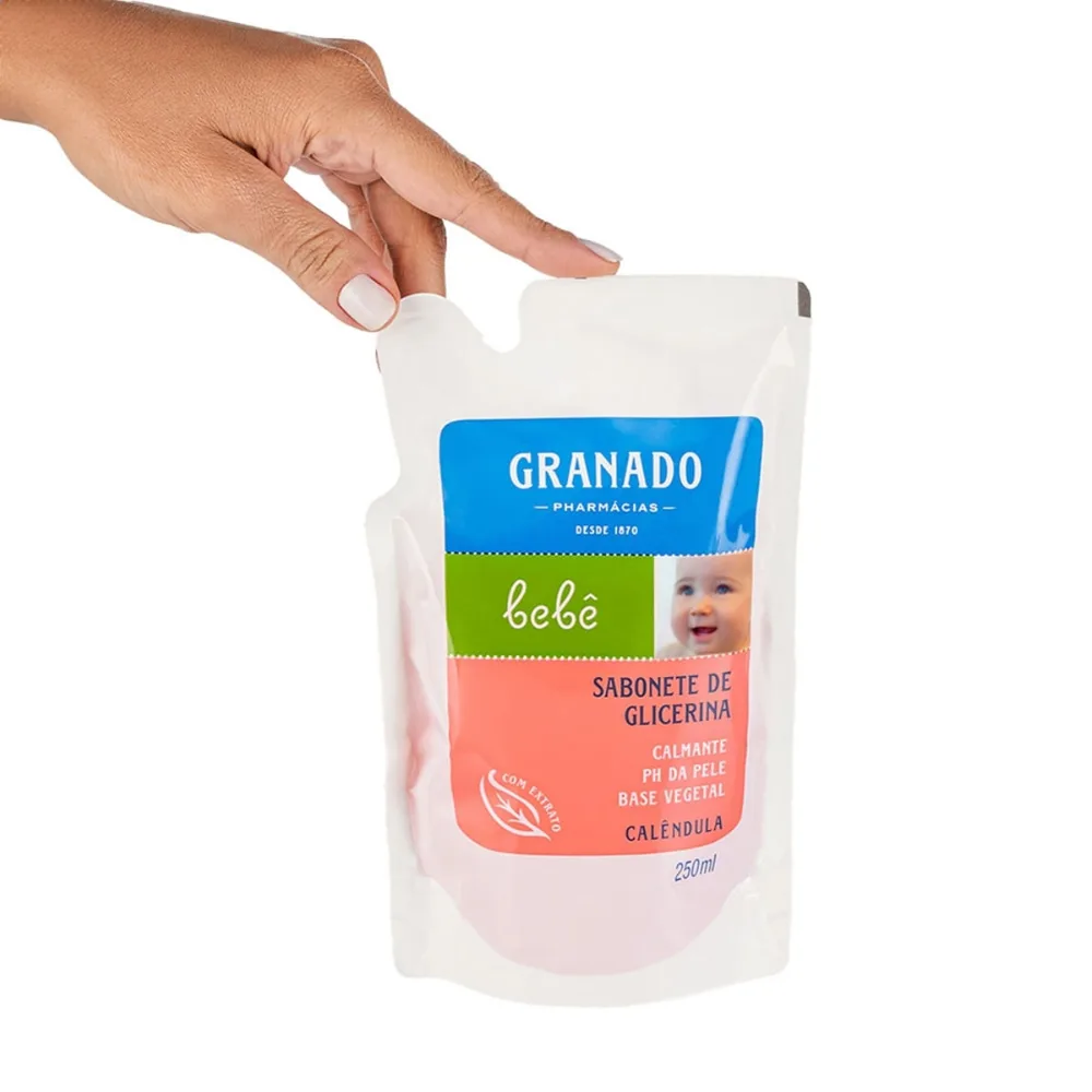 Sabonete Líquido Granado Bebê Calêndula Refil 250ml