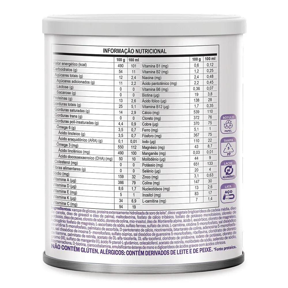 Fórmula Infantil Pregomin Plus Sem Lactose DHA ARA e Nucleotídeos de 0 a 36 Meses 400g