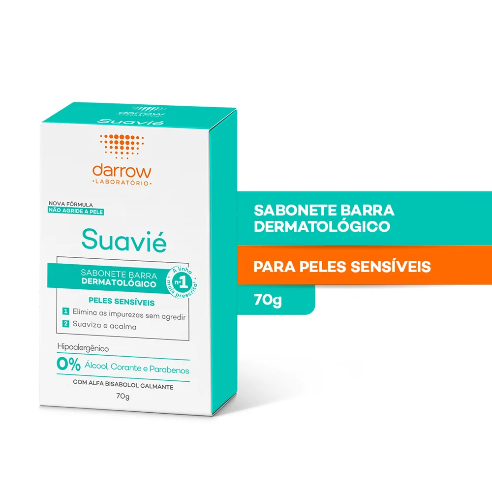 Sabonete em Barra Facial Darrow Suavié Pele Sensível 70g
