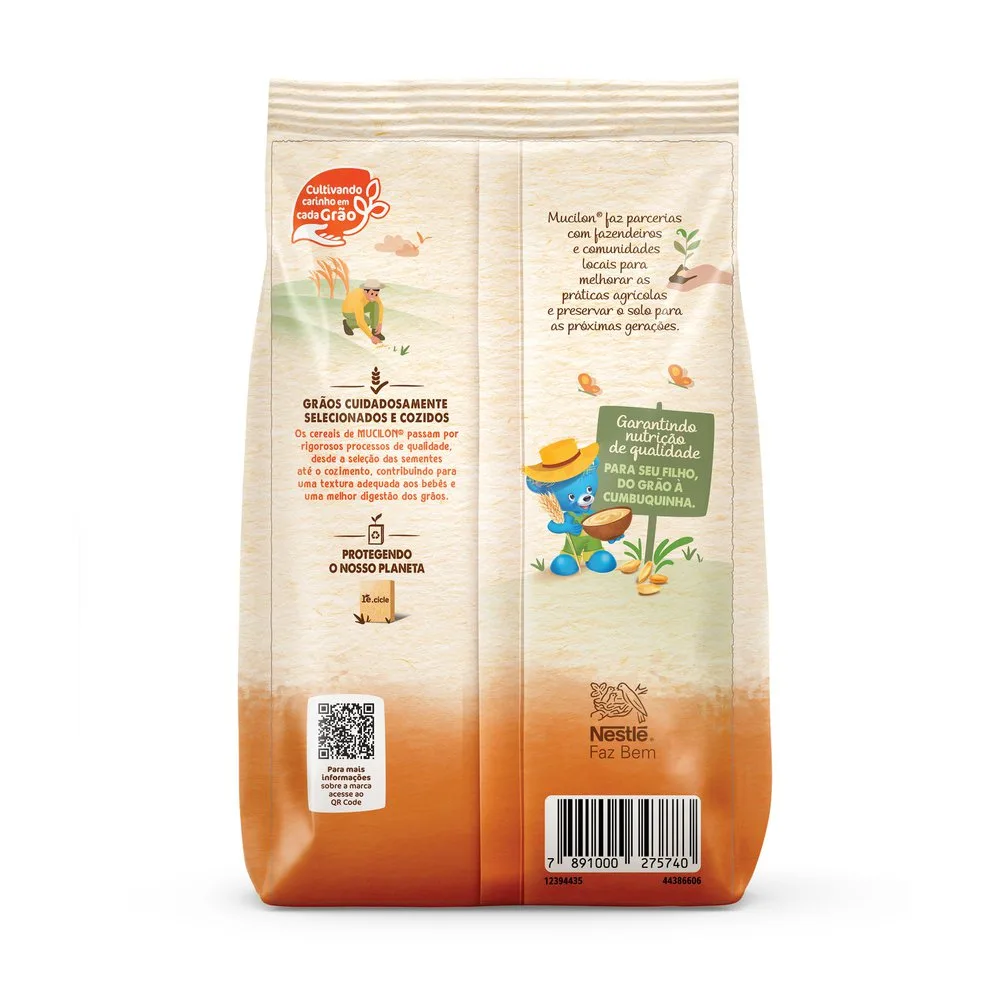 Cereal Infantil Mucilon 5 Cereais +6 meses Sem Adição de Açúcares 180g