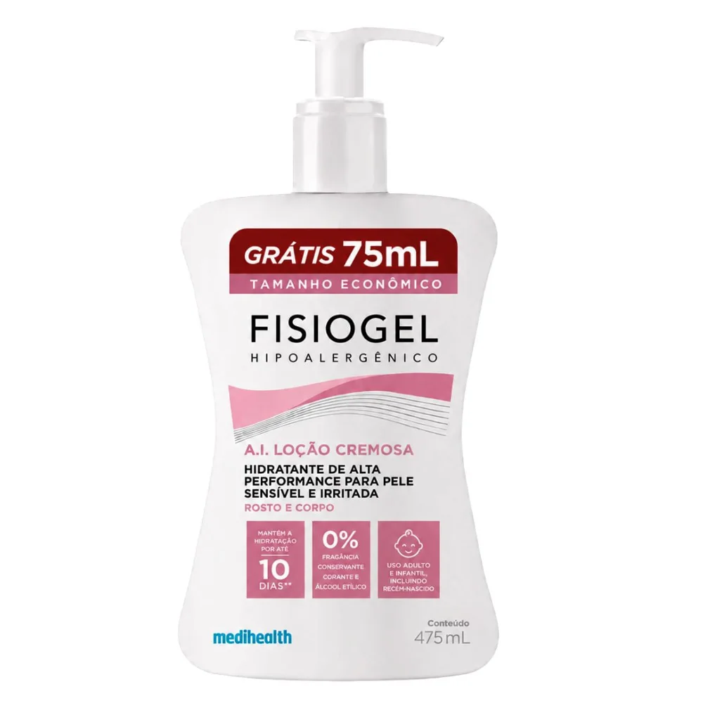 Loção Hidratante Fisiogel Ai Ação Calmante 475ml