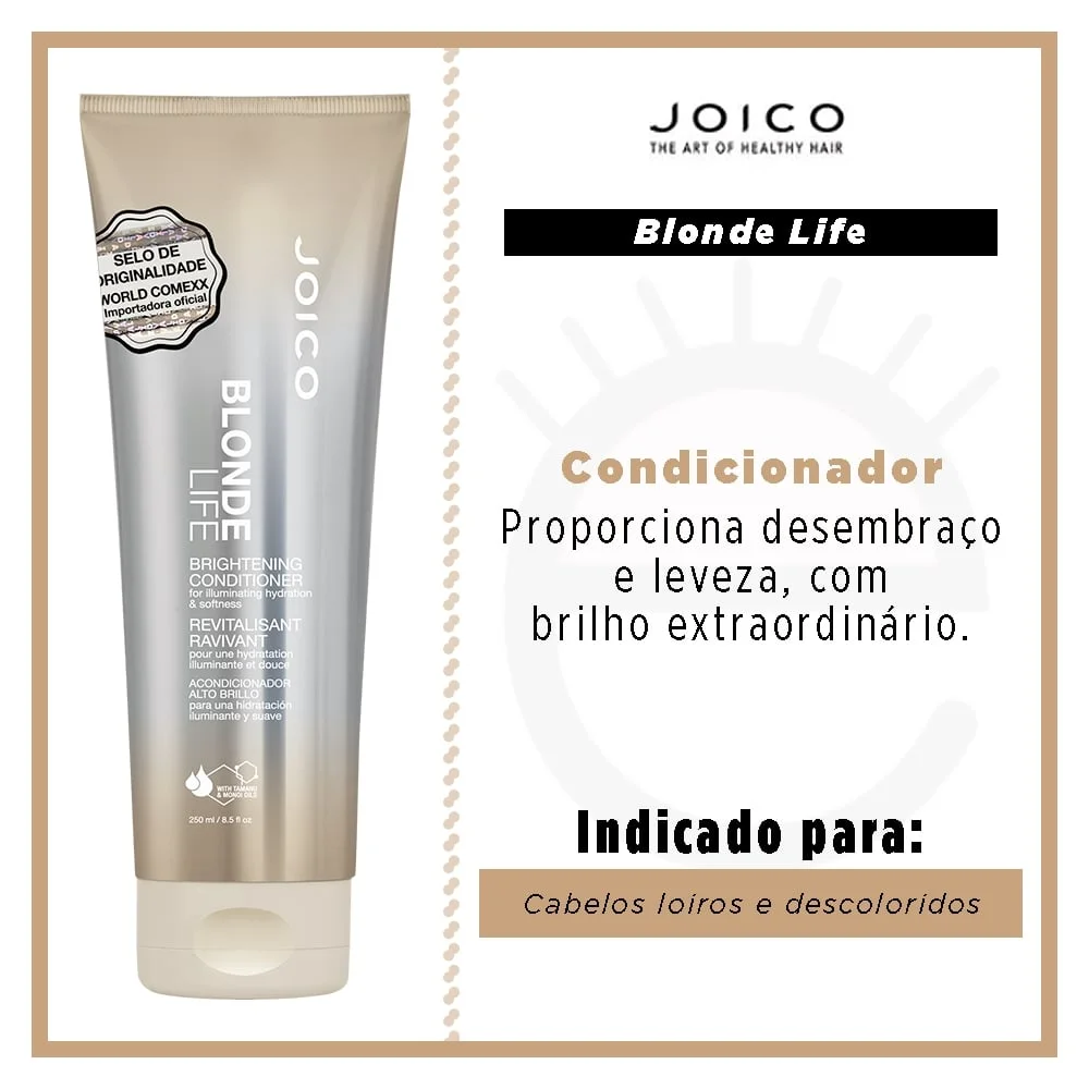 Condicionador Joico Blonde life Brig 250ml