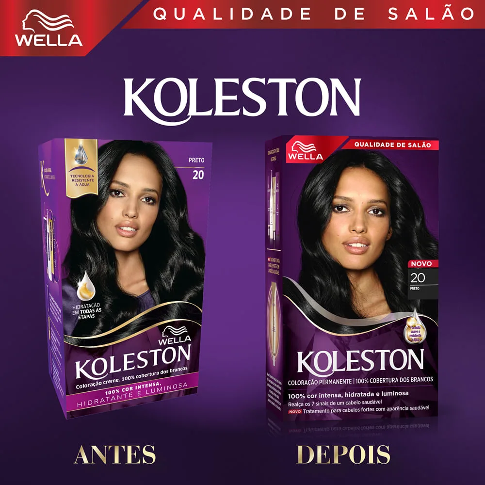 Tintura Koleston preto 20