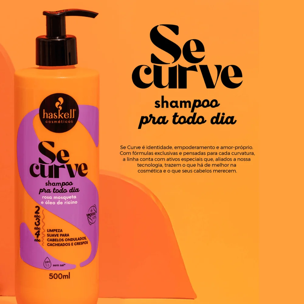 Shampoo Haskell Se Curve Shampoo Para Todo Dia 500ml