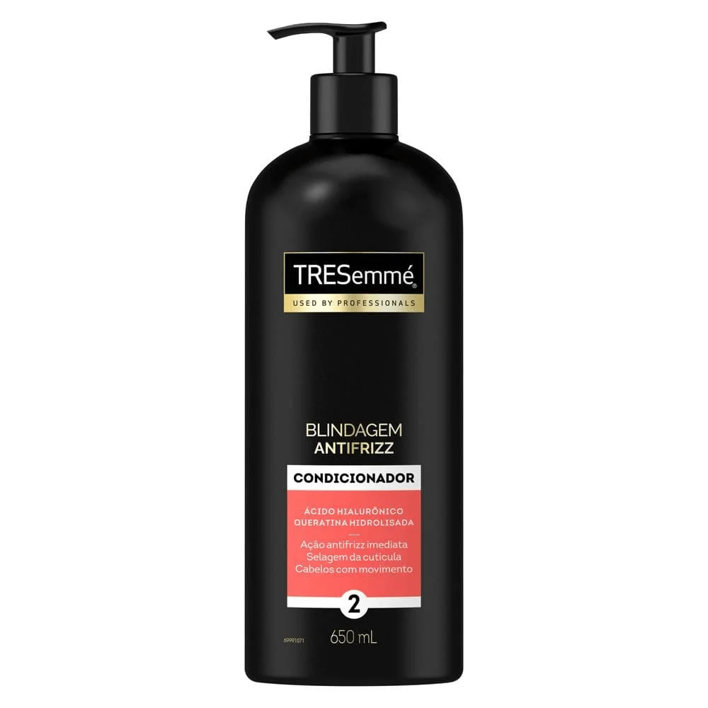 Condicionador TRESemmé Blindagem Antifrizz Queratina e Ácido Hialurônico 650ml