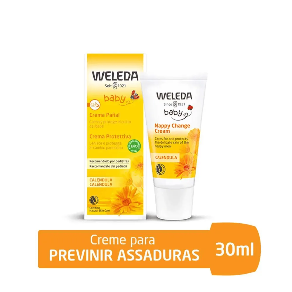 Pomada para Assadura Weleda Baby Calêndula Recém-Nascido 30ml