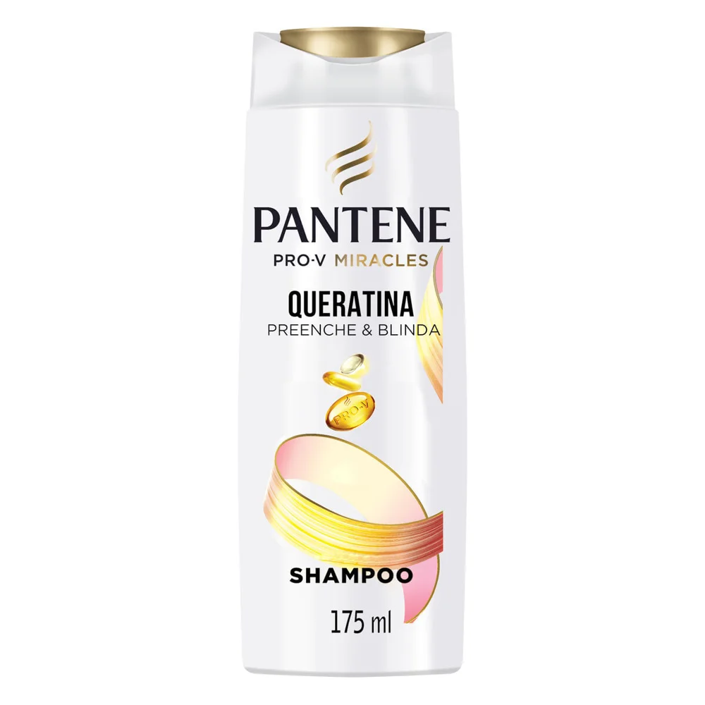 Shampoo Pantene Pro-V Miracles Queratina Preenche & Blinda 175ml