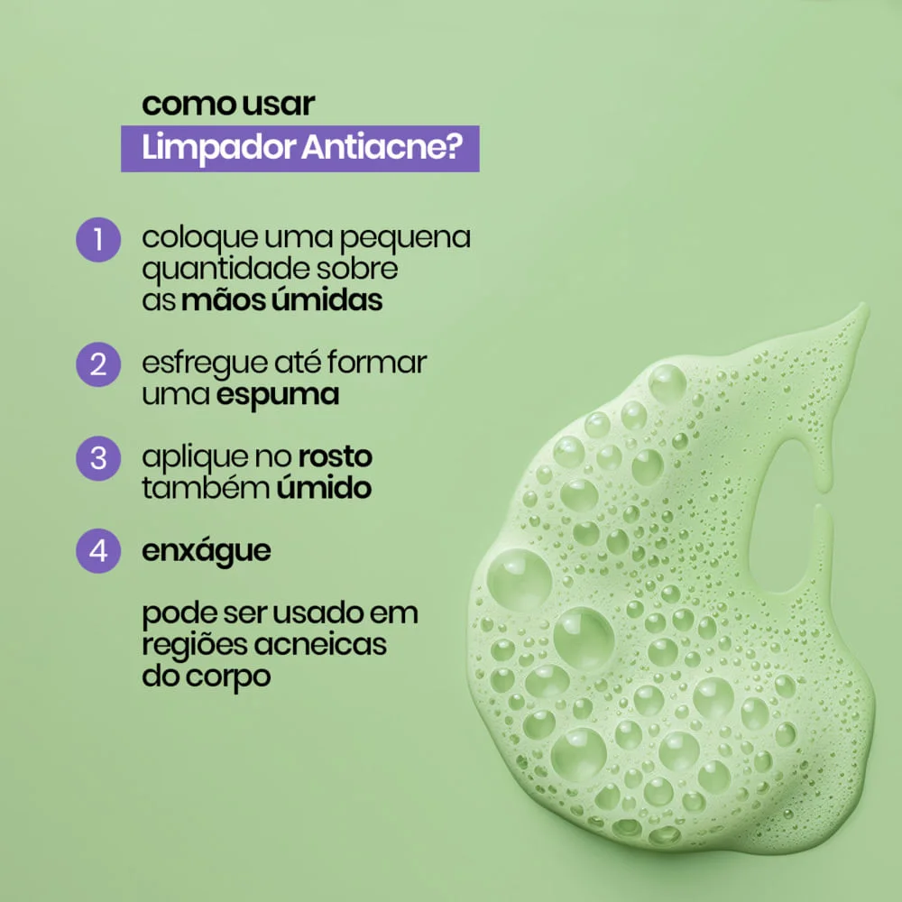 Gel de Limpeza Facial Sallve Antiacne com Ácido Salicílico 150ml