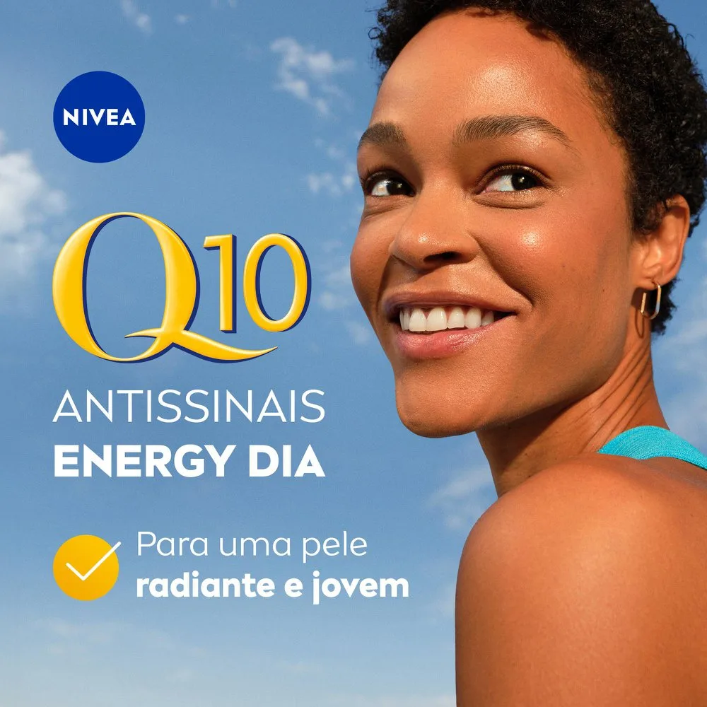 Creme Facial Nivea Q10 Plus C Antirrugas FPS 15 51g