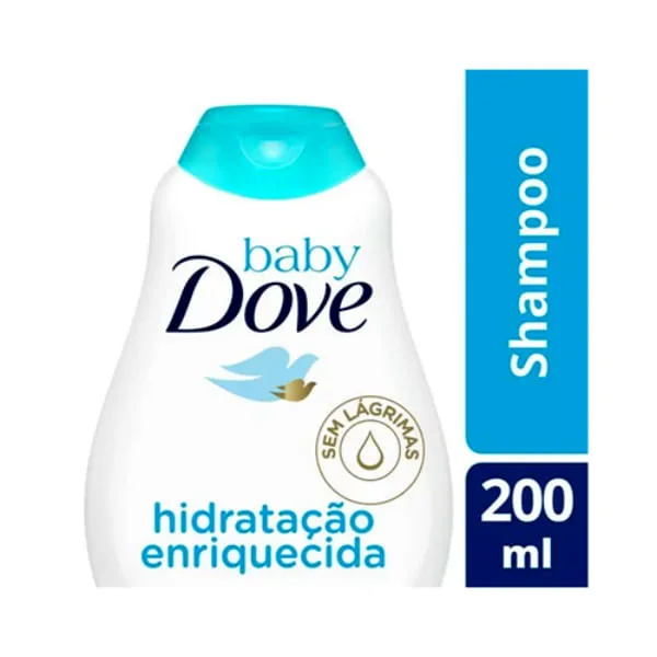 Shampoo Infantil Baby Dove Hidratação Enriquecida 200ml
