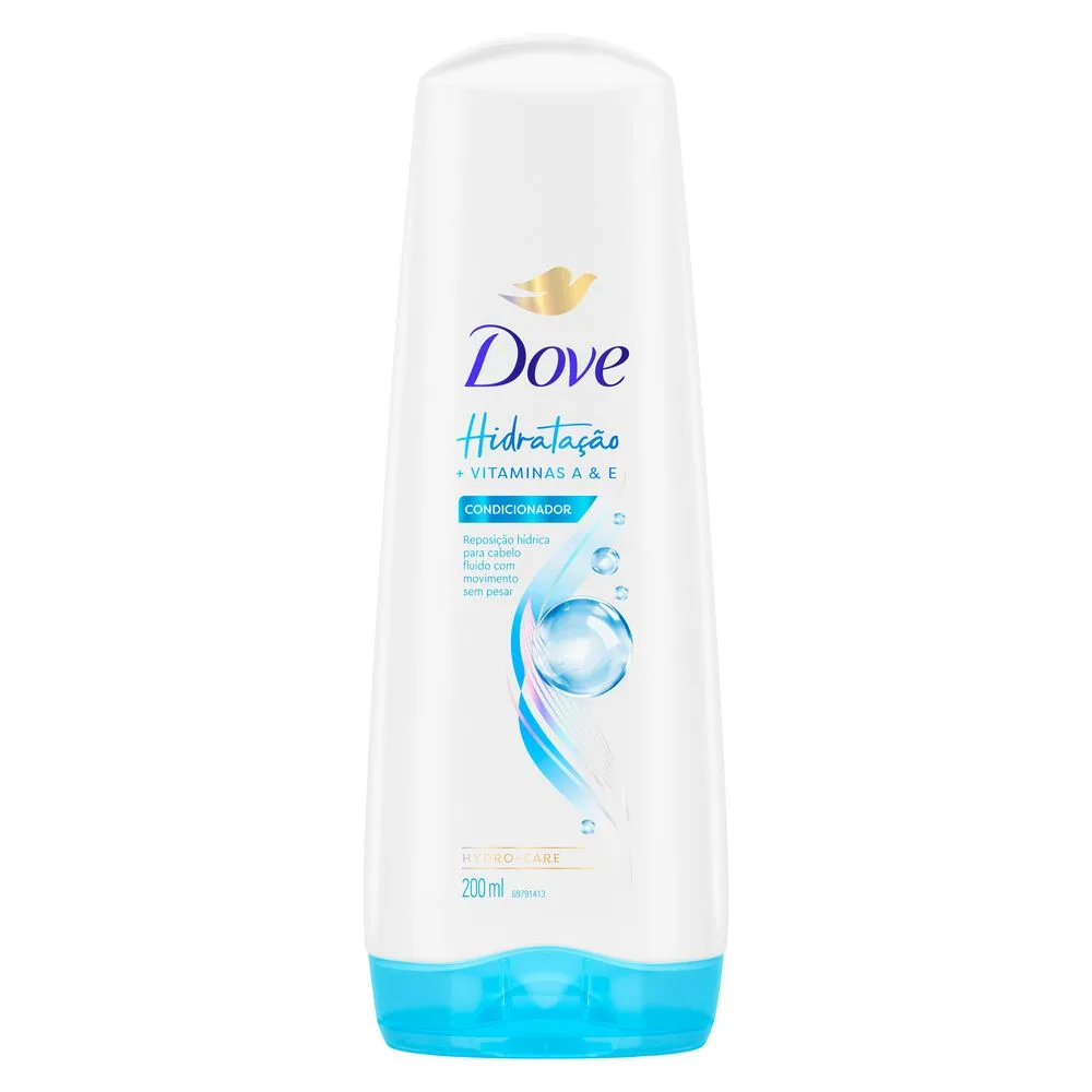 Condicionador Dove Hidratação + Vitamina A & E 200ml
