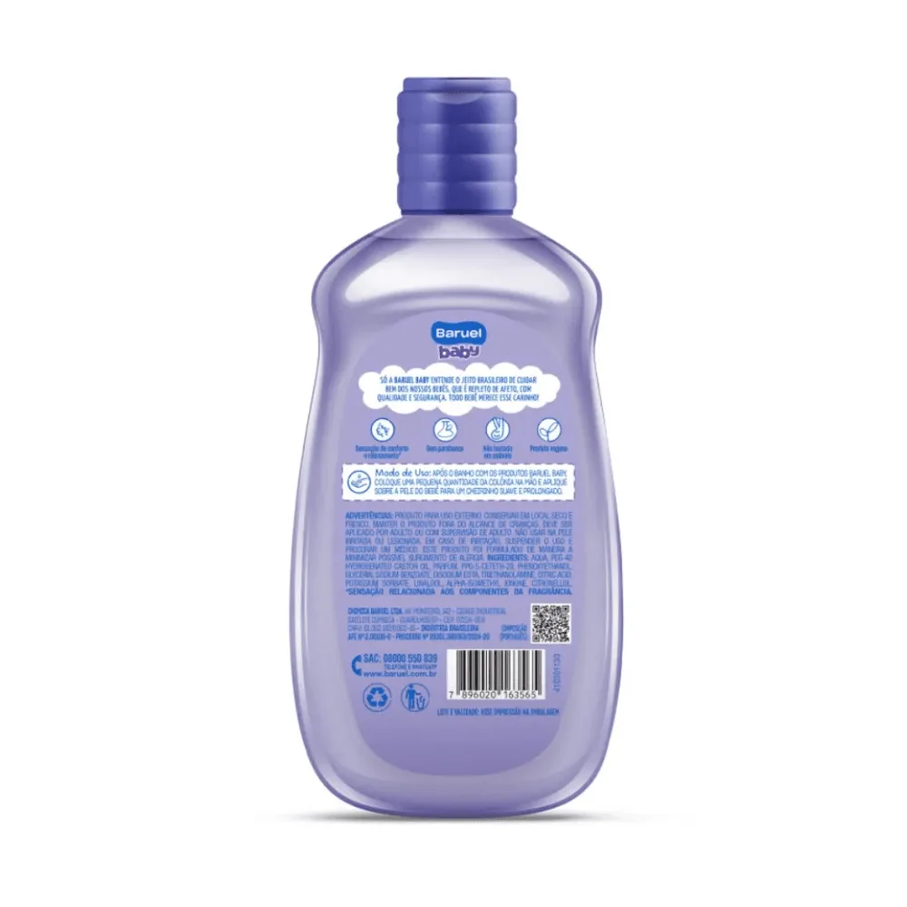 Colônia Infantil Baruel Baby Sono Tranquilo 120ml