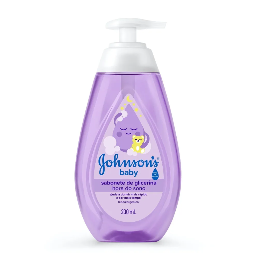 Sabonete Líquido Infantil Johnson's Baby Hora do Sono 200ml