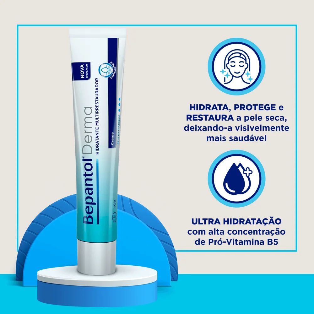 Creme Hidratante Bepantol Derma Multirrestaurador Pele Extrasseca 40g