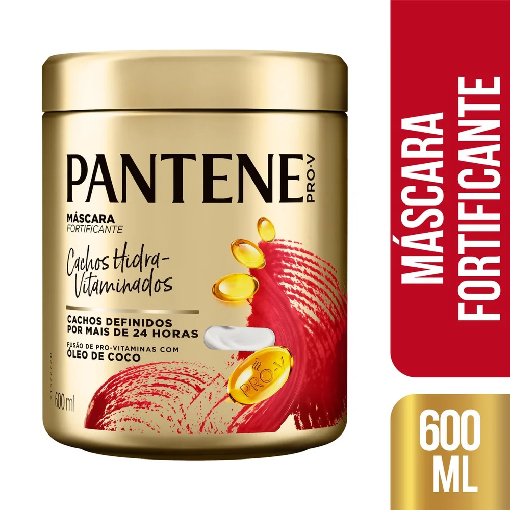 Máscara Tratamento Pantene Pro-V Cachos Hidra-Vitaminados 600ml