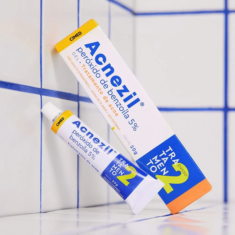 Gel Tratamento Acnezil Antiacne com Peróxido Benzoila 20G