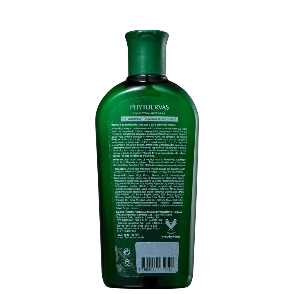 Condicionador Phytoervas Controle de Oleosidade 250ml