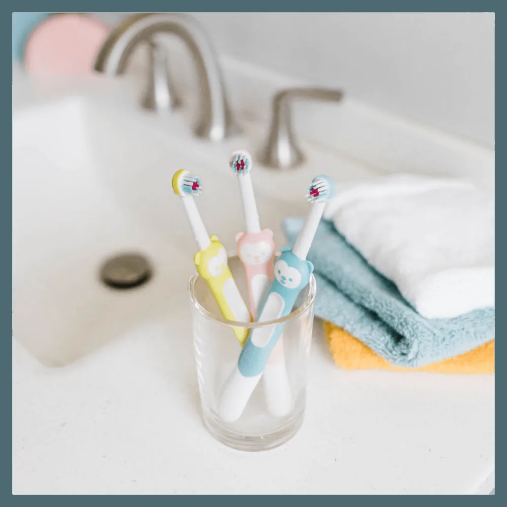 Escova Dental Infantil MAM Training Brush +6 meses Azul 1 Unidade