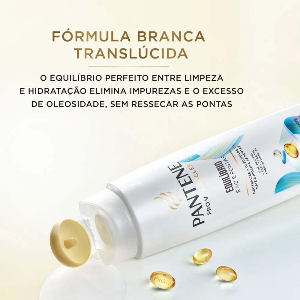 Shampoo Pantene Pro-V Miracles Equilíbrio Raiz & Pontas 175ml