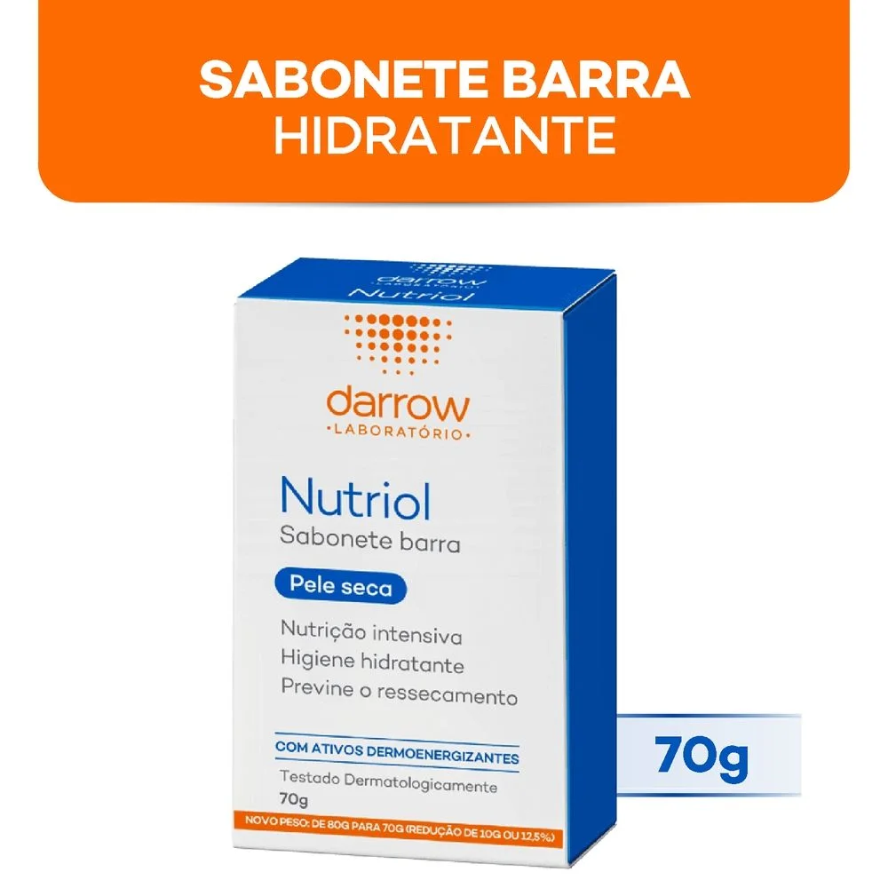 Sabonete em Barra Facial Darrow Nutriol Pele Seca 70g