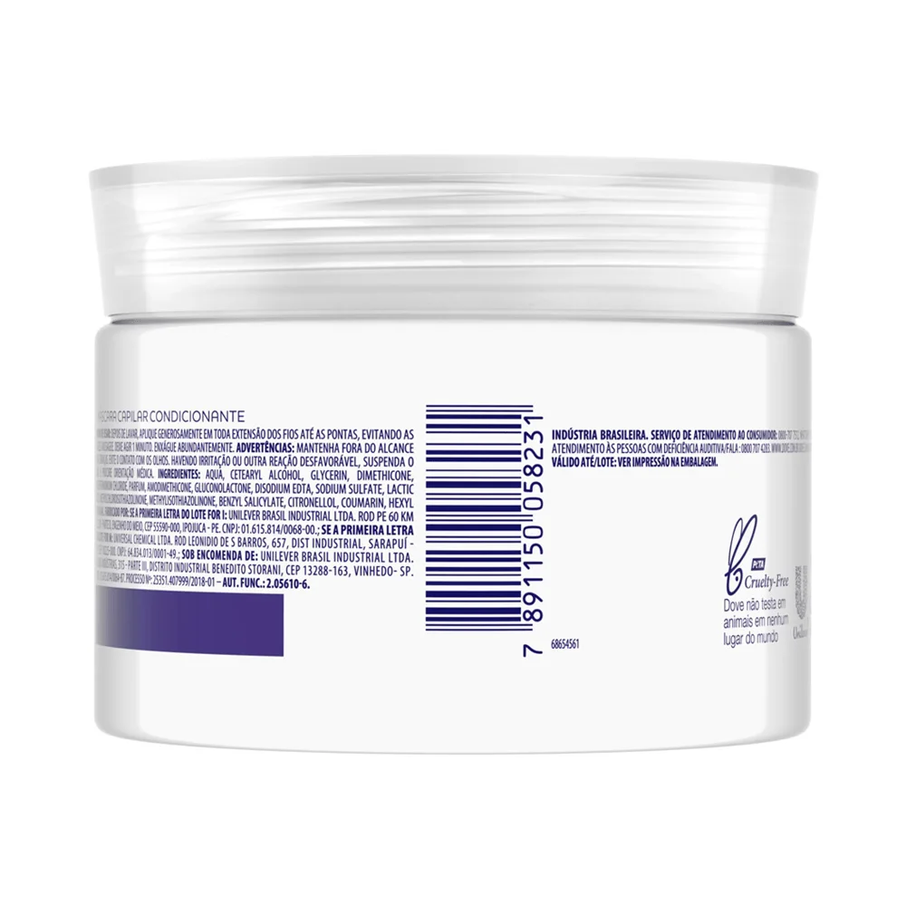 Cr Tratamento Dove Regen Nutri 60 Dove 1 Min 300g