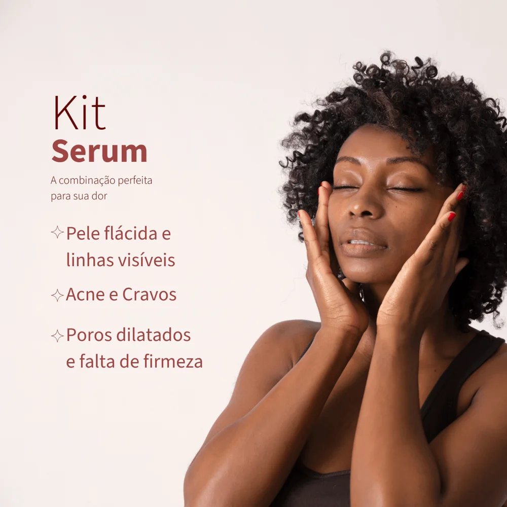 Kit Sérum Anti-idade + Sérum Antiacne Facial