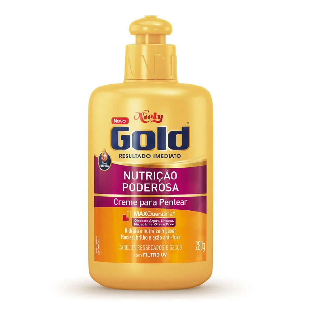 Creme de Pentear Niely Gold Nutrição Poderosa 250g