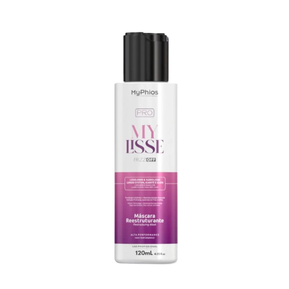 MyPhios Pro - My Lisse Frizz Off Mascara Reestruturante Reducao de Frizz - 120ml