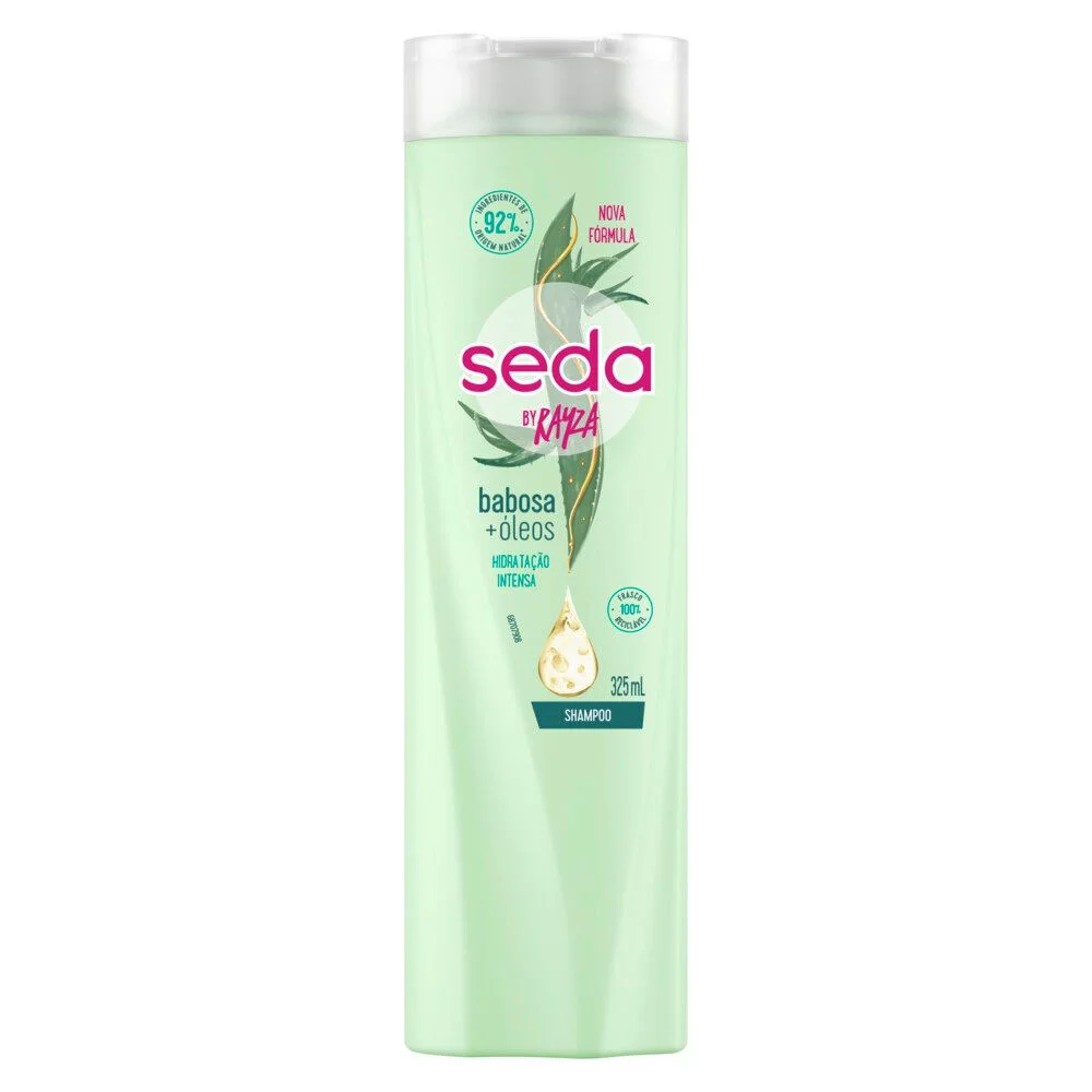 Shampoo Seda By Rayza Babosa + Óleos Vegetais 325ml