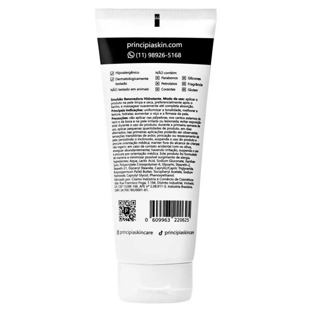 Emulsão Principia EC-01 Ácido Lático 10% 200ml