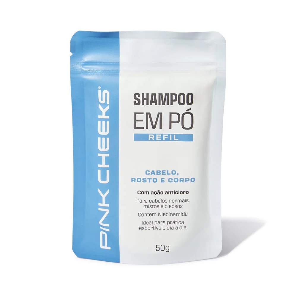 Shampoo em Pó 50g Refil - Pink Cheeks