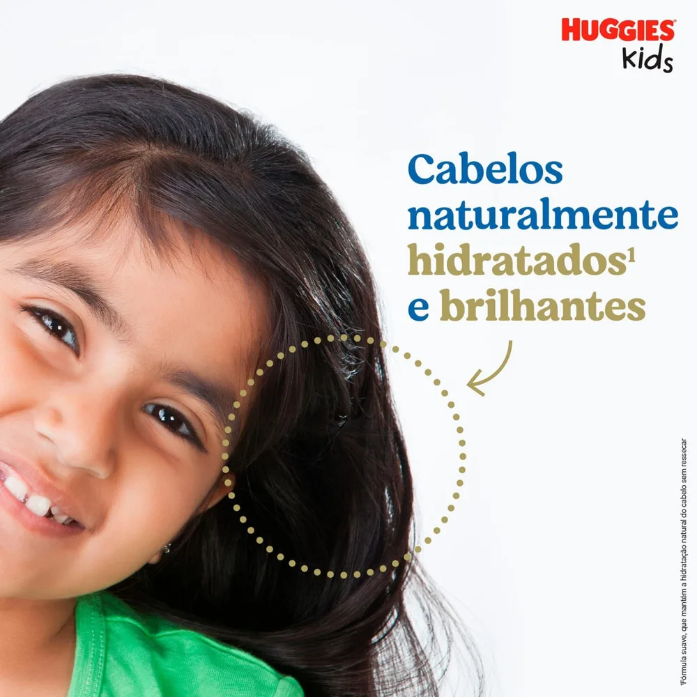 Shampoo Infantil Huggies Kids Brilho Mágico 360ml