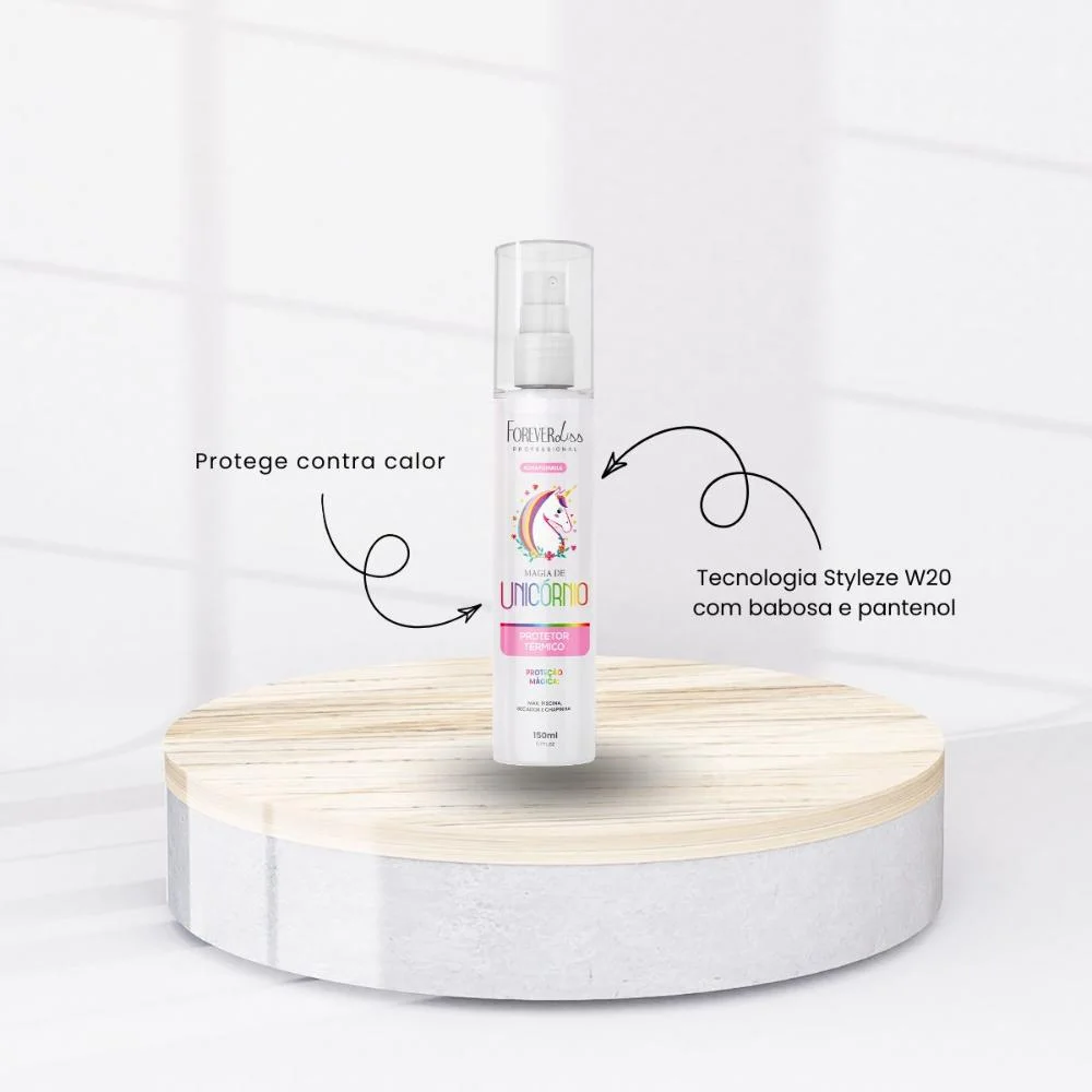 Forever Liss - Kit Magia de Unicórnio Protetor 150g + Máscara 250g