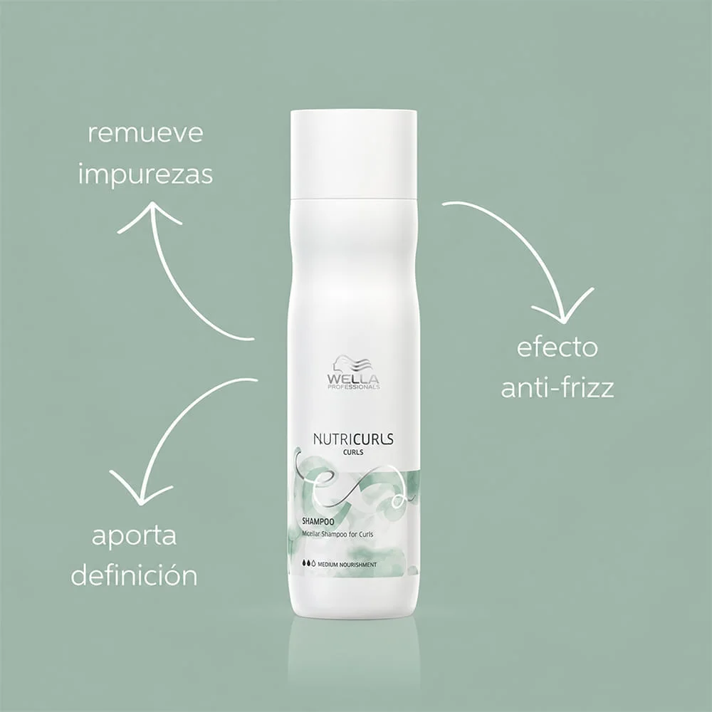 Wella Nutricurls Shampoo Micelar - Shampoo 250ml