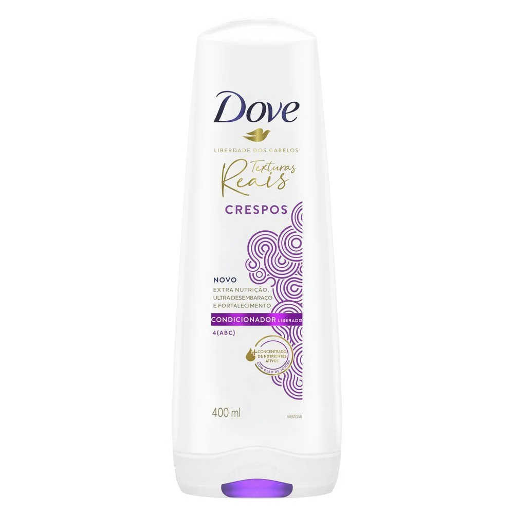 Condicionador Dove Texturas Reais Crespos 400ml