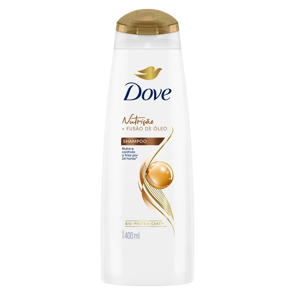 Shampoo Dove Nutrição + Fusão de Óleos 400ml