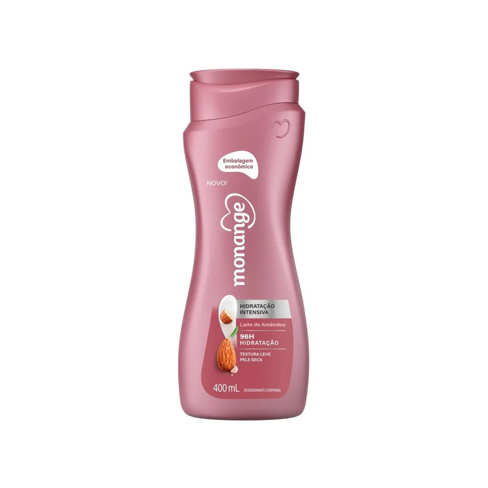 Hidratante Monange Leite de Amêndoas Hidratação Intensiva com Ação Desodorante 400ml