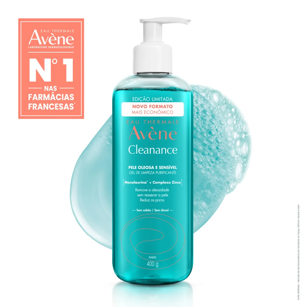 Gel de Limpeza Facial Avène Cleanance Purificante 400g
