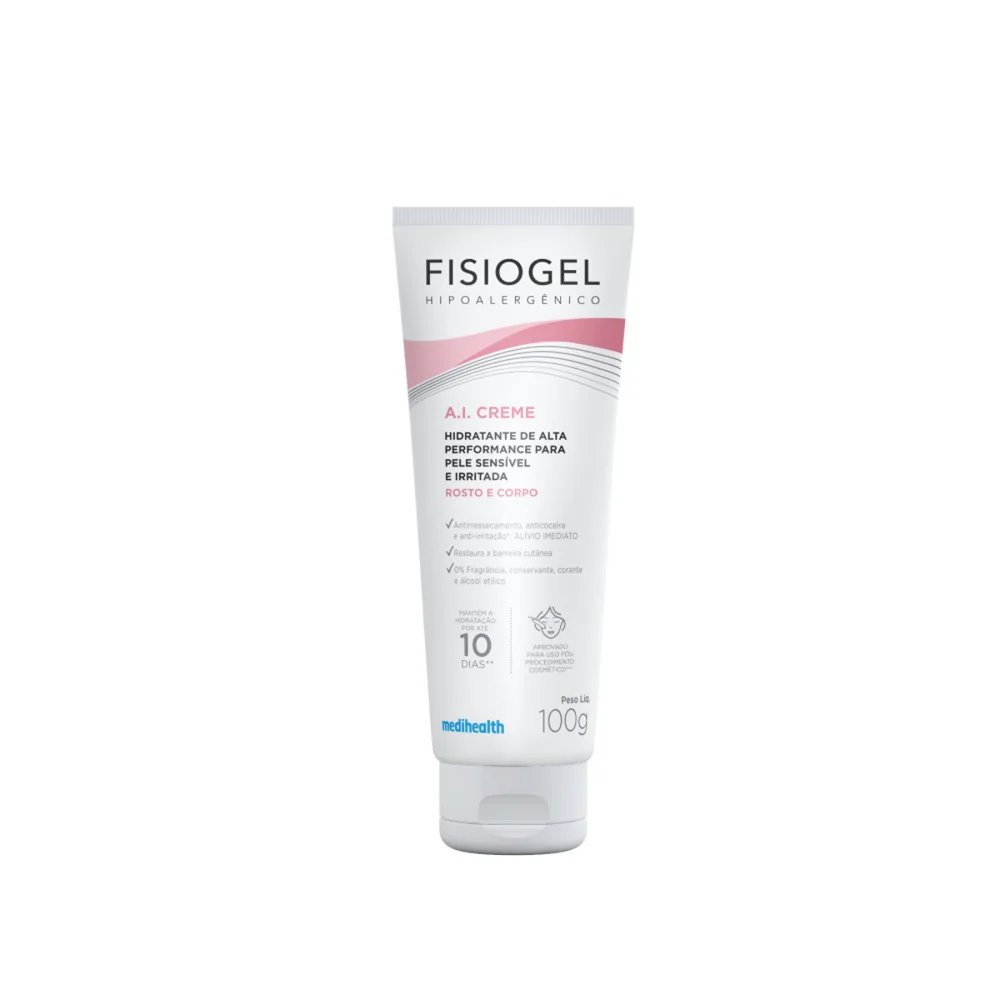 Creme Corporal Fisiogel AI Hidratante Peles Sensíveis 100g