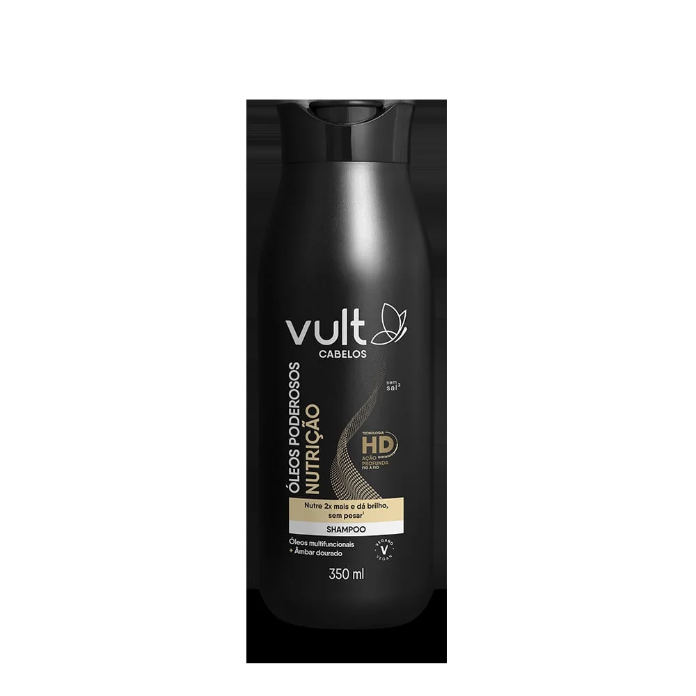 Shampoo Vult Óleos Poderosos Nutrição 350ml