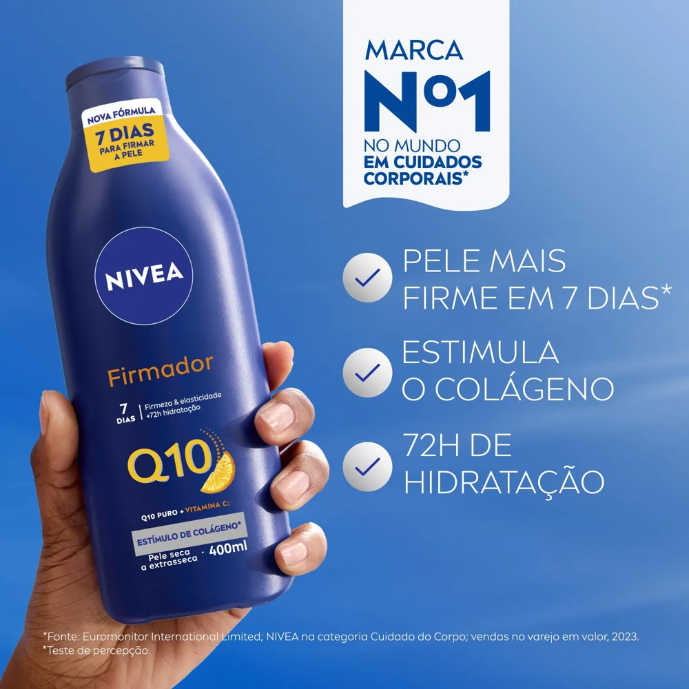 Loção Corporal Nivea Q10 Firmadora com Vitamina C Pele Seca 400ml