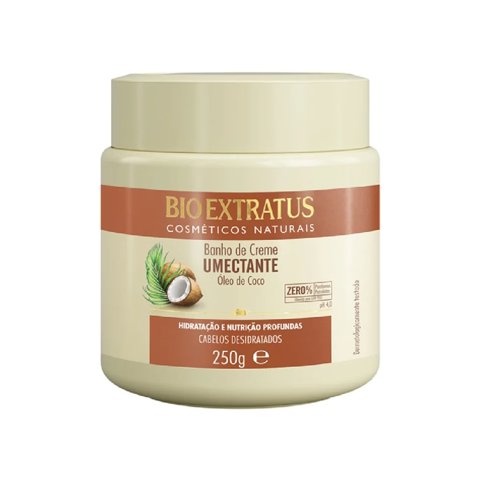Máscara Capilar Bio Extratus Óleo de Coco Umectante 250g