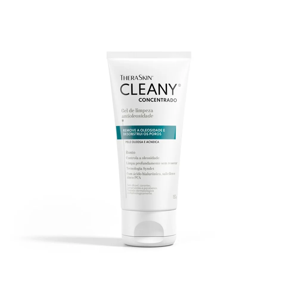 Gel de Limpeza Facial Theraskin Cleany Concentrado Antioleosidade 150ml