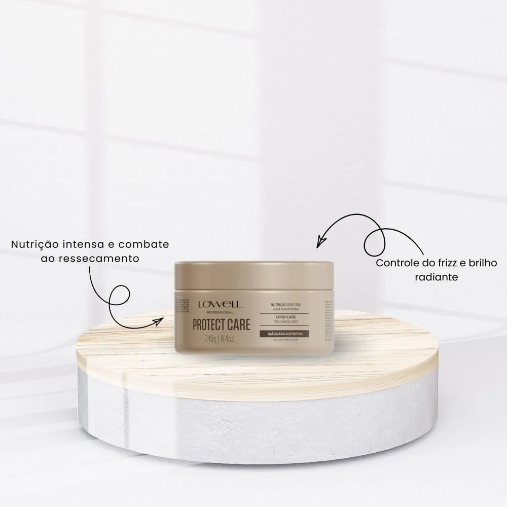 Lowell Protect Care - Máscara Nutrição dos Fios - 240ml