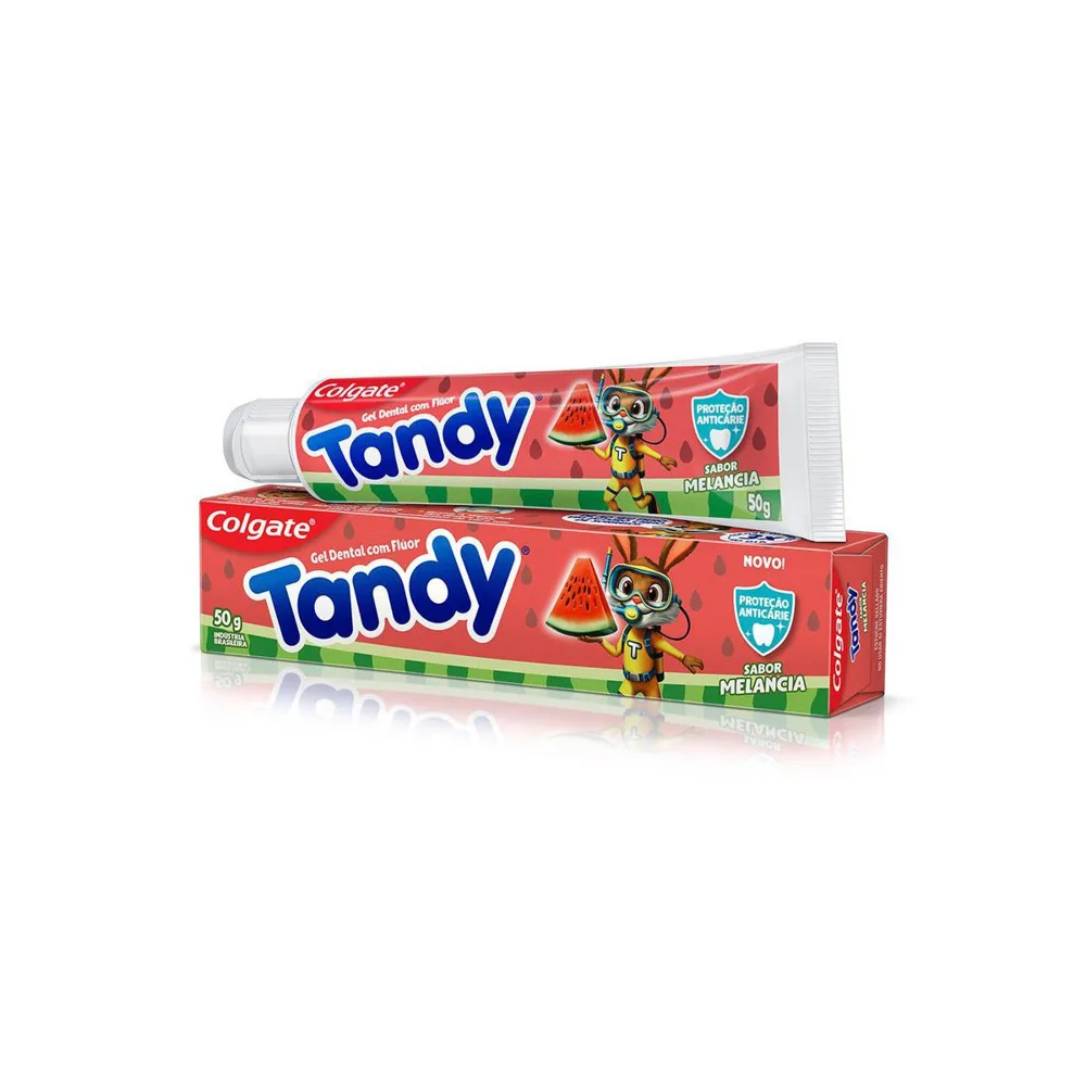 Creme Dental Infantil Colgate Tandy Com Flúor Melancia 50g