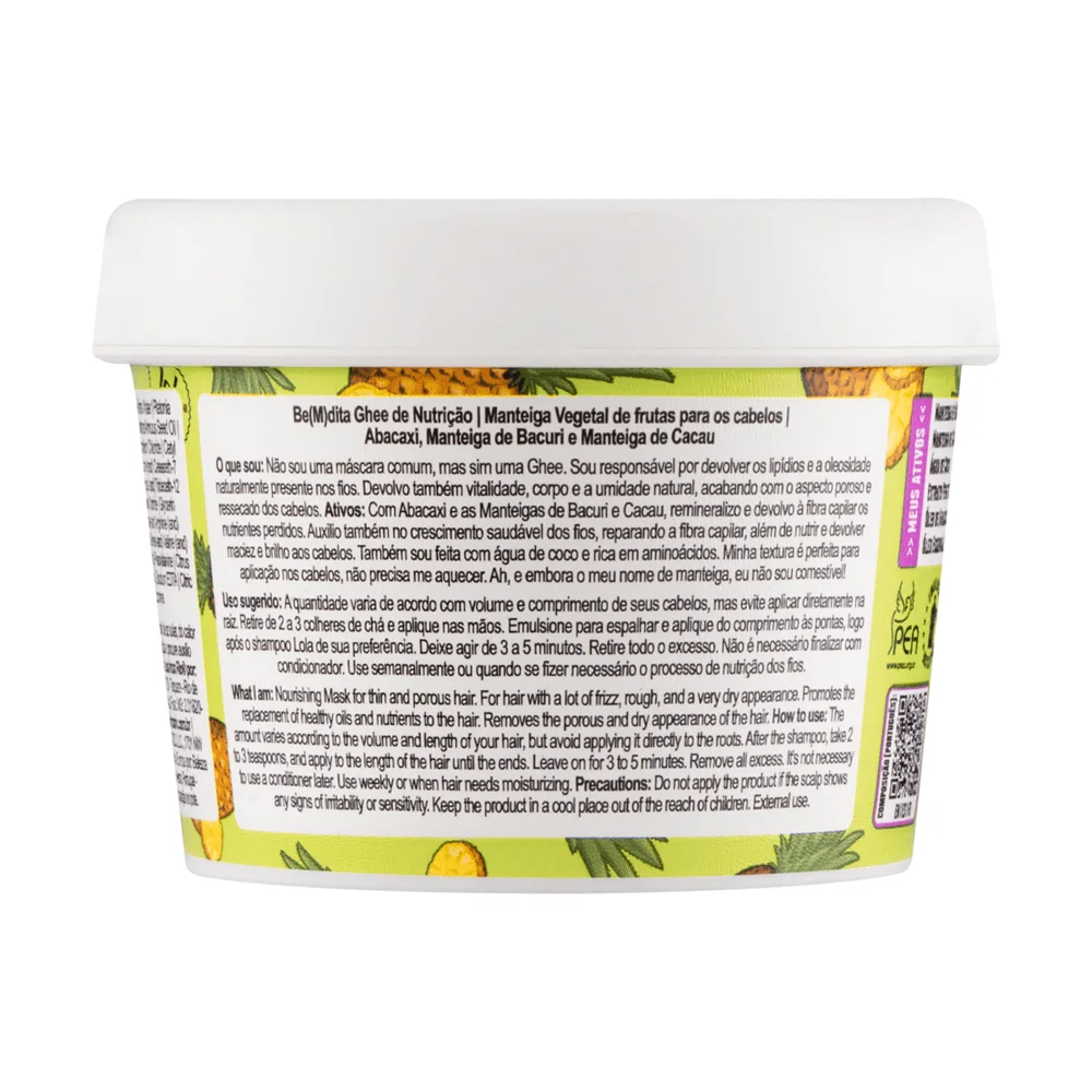 Máscara Capilar Lola Be(M)dita Ghee Nutrição 100g